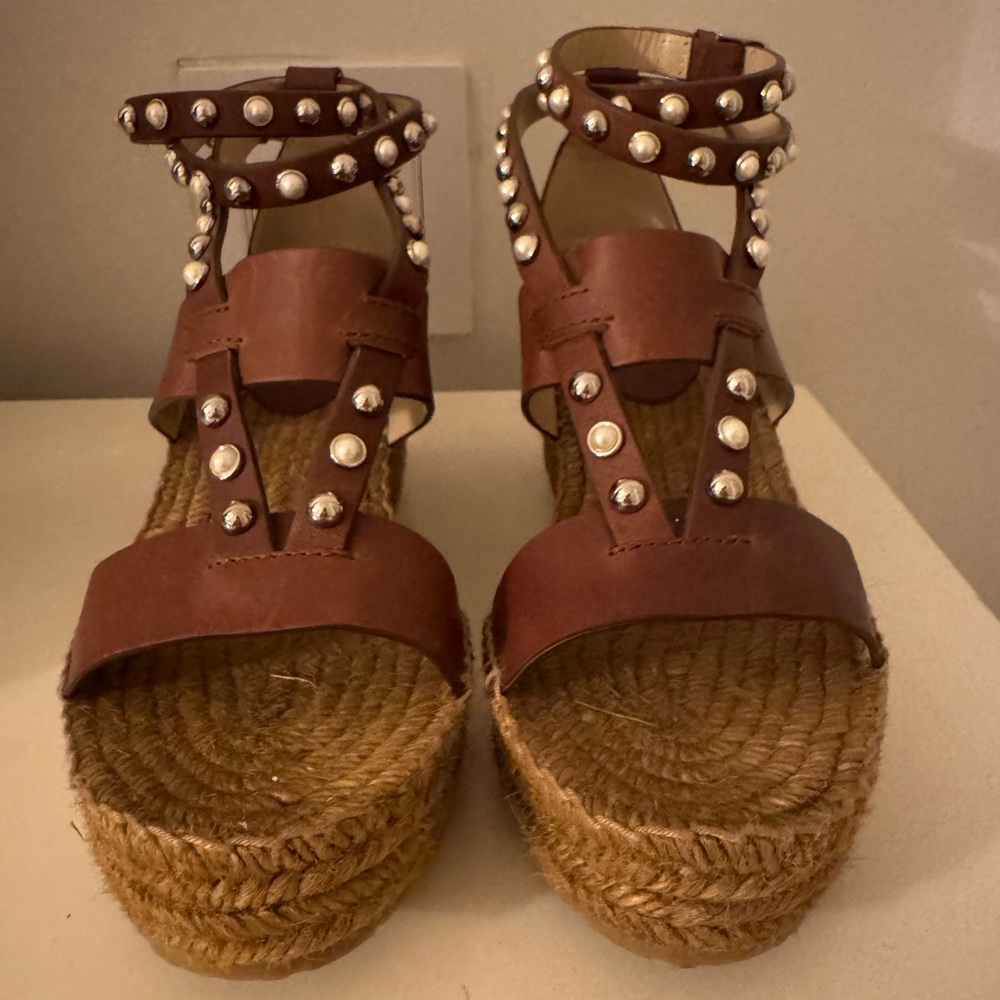 Jimmy Choo Studded Espadrille Sandals